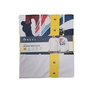 Reel‎ Life Men's Jax Beach Long Sleeve UV Medium White